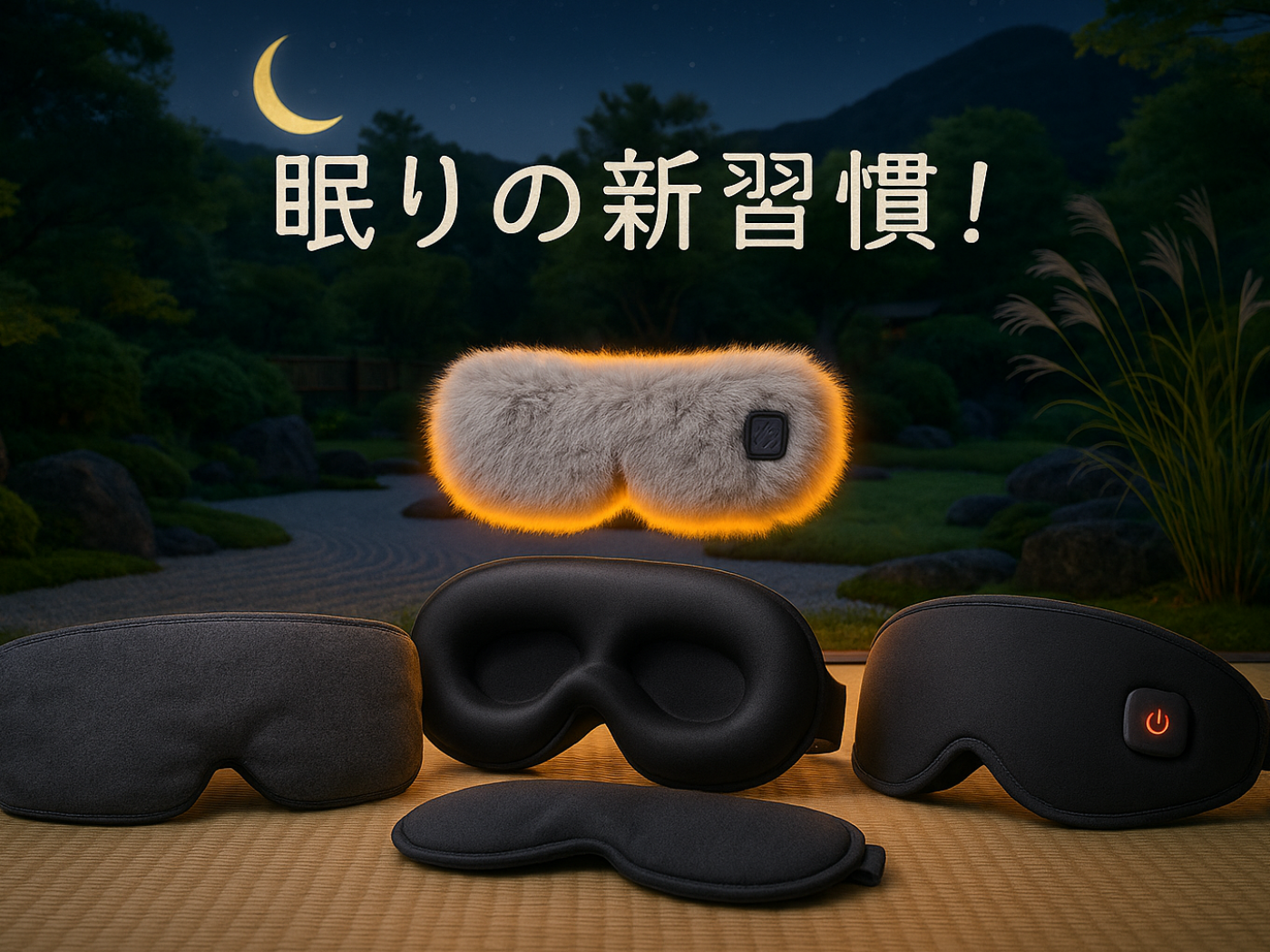 疲れた目元にひとやすみ！快適アイマスクおすすめ集