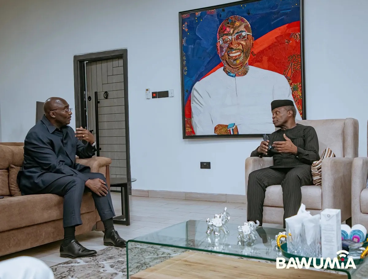 Bawumia discusses opportunities under AfCFTA with Ex-Vice President of Nigeria, Prof Yemi Osinbajo