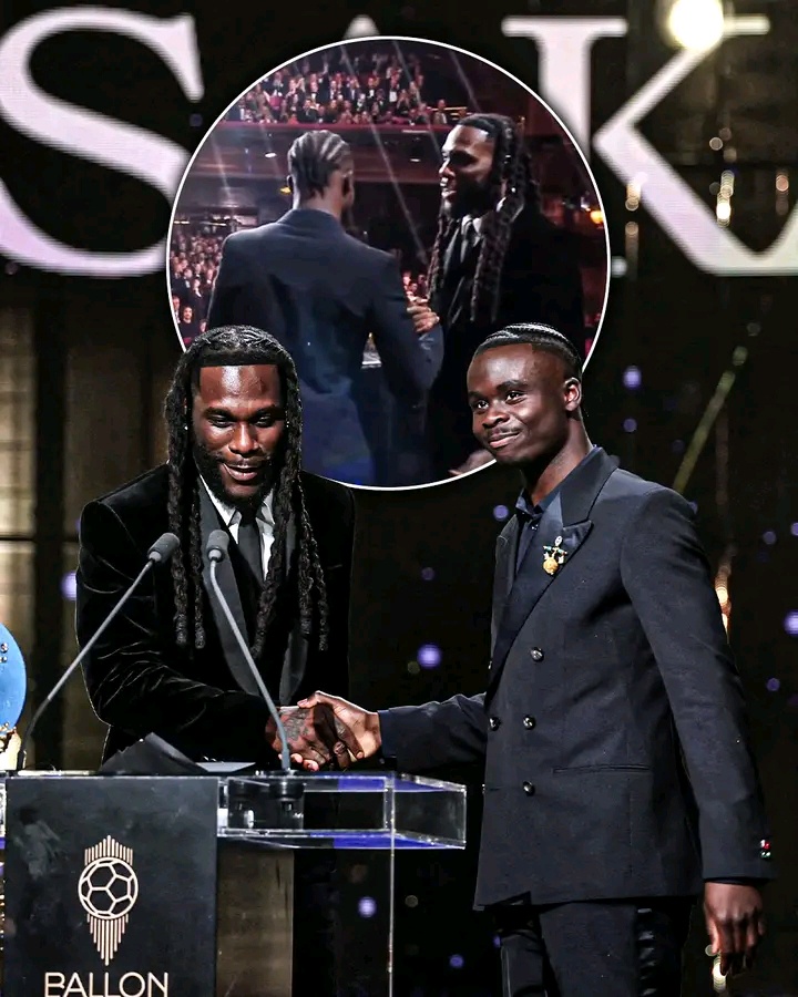 Moment Burna Boy Presented Bukayo Saka With Socrates Award