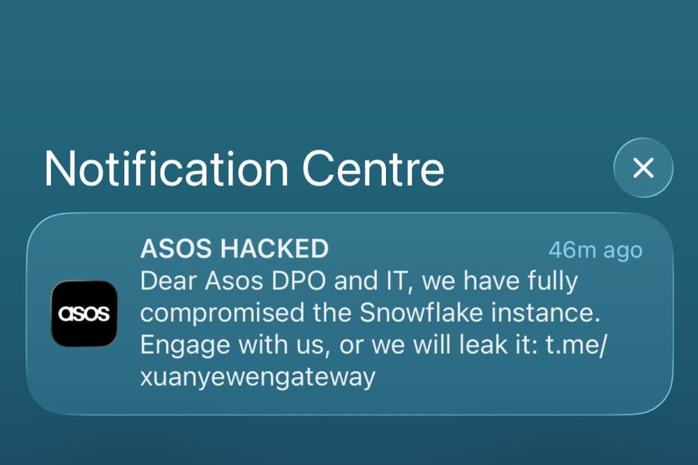 Asos cyber breach not caused by vulnerability in our platform, says Snowflake