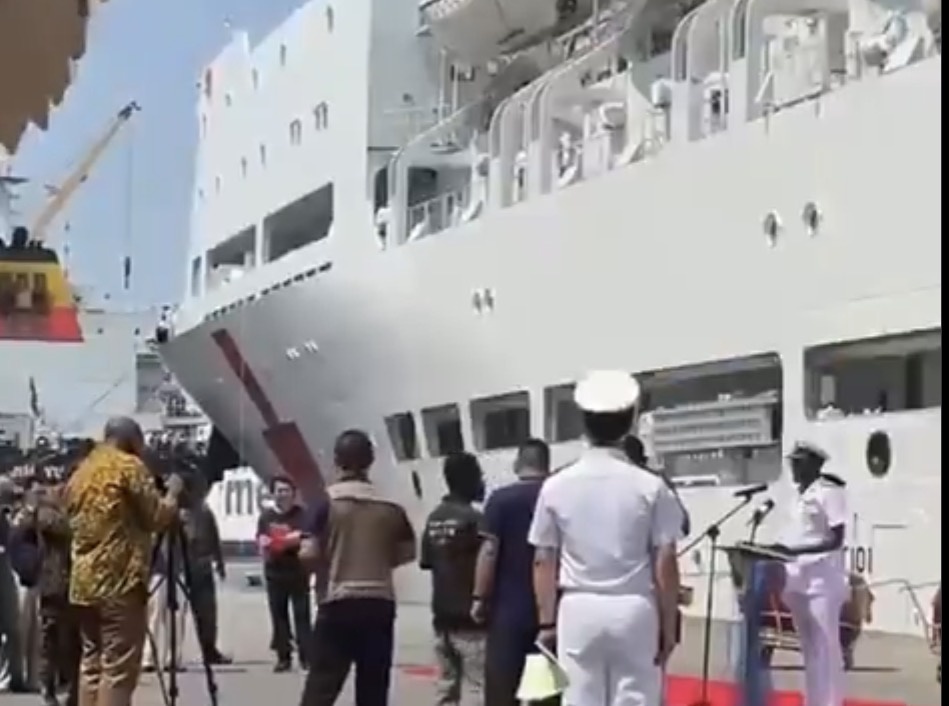 Ghanaians to Receive Free Healthcare as Chinese Naval Hospital Ship Docks in Tema