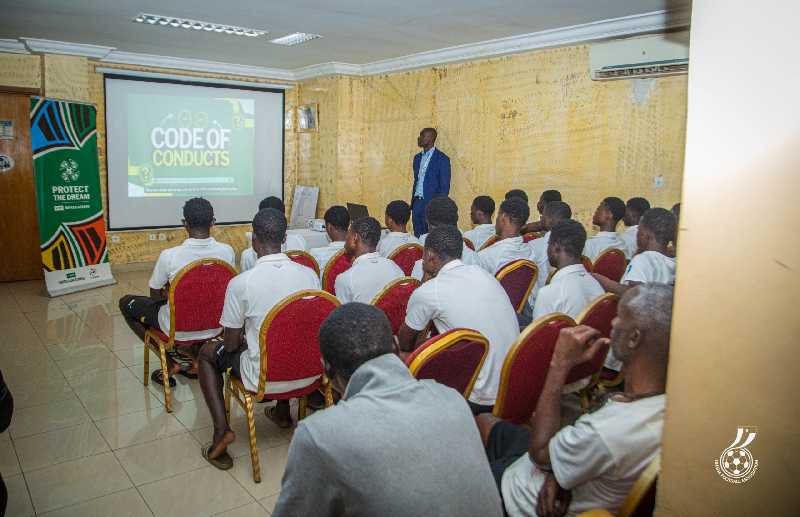 WAFU B U17: Black Starlets players and officials receive safeguarding lessons