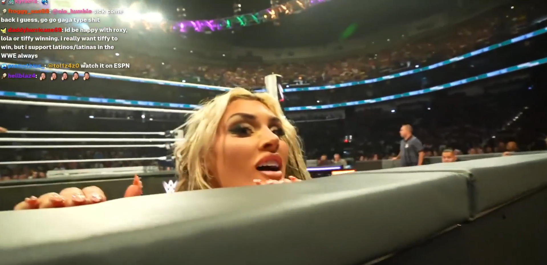 Tiffany Stratton Asked Streamer Cinna For Help During Women’s WWE Money In The Bank Ladder Match