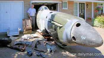 Half a Spitfire sells for £18,000 after enthusiast who worked on it in his garage for 20 years dies aged 83