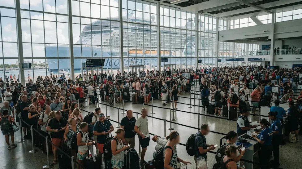 15 Cruise Ships Ranked by How Long the Queues Build at Embarkation