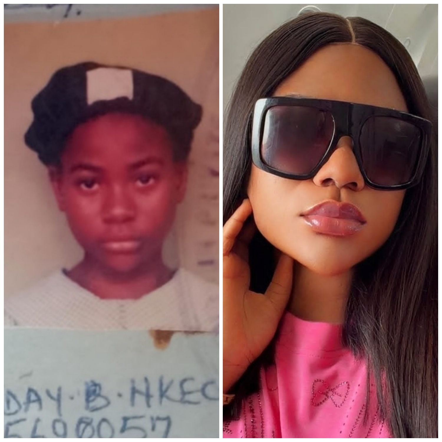 Nkechi Blessing Shares Her Childhood Photo, Reflecting On Her Growth Over The Years