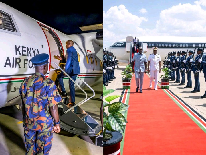 Fury As Ruto Flaunts Luxury Charter, Snubs Harambee One That Kindiki Boarded