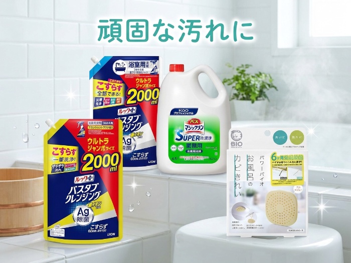 お風呂掃除革命！効率的なクリーナーをチェック