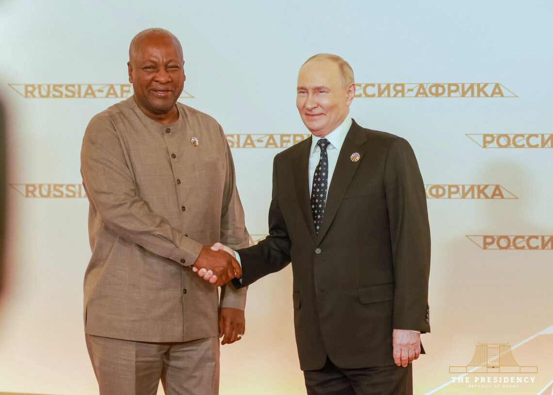 Mahama Begins Talks with Russia Over Ghana’s First Nuclear Power Station