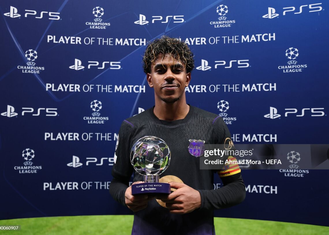 Lamine Yamal wins Man of the Match Award after incredible assist in Barcelona win [VIDEO]