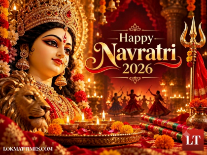 Happy Navratri 2026 Wishes: Send Messages, Greetings, Images and Quotes to Family and Loved Ones