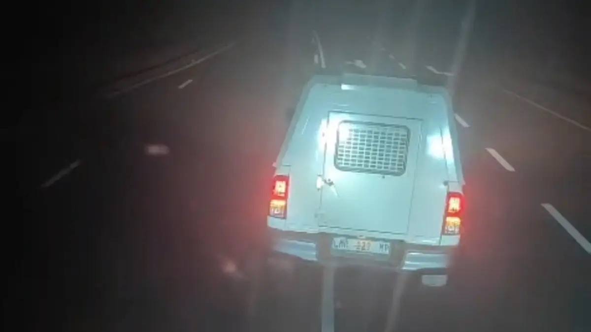Watch: Shots Fired at Bus During Tense N11 Chase with Purported Police Van