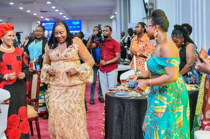 Ambassador Ida Odinga Turns Heads With Elegant Look At Women’s International Trade Gala Dinner