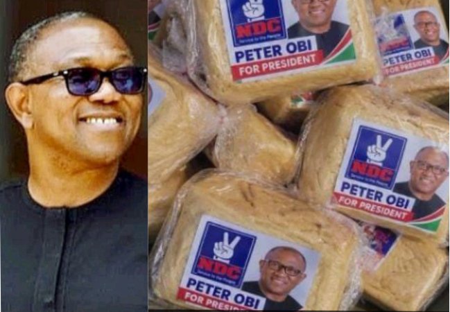 Reactions As Newspaper Organization Fact Checks Bread Branded With Peter Obi’s Image