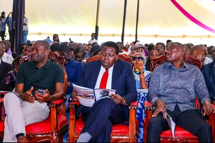 Former Uhuru’s CS Amina Mohamed Spotted At Martha Karua’s Father’s Burial In Kirinyaga