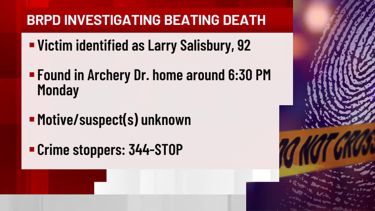 92-year-old man beaten to death in Baton Rouge