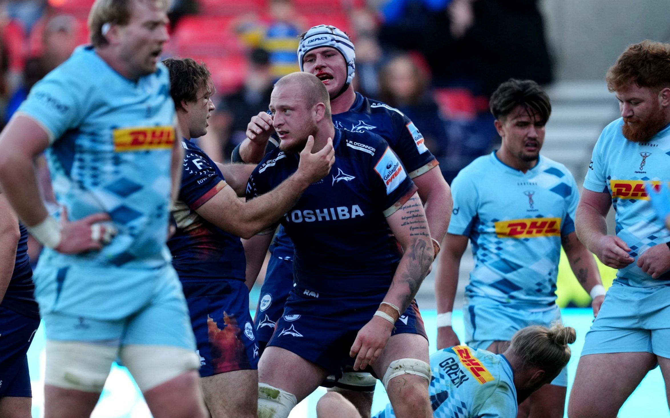 Sale Sharks heap more misery on troubled Harlequins