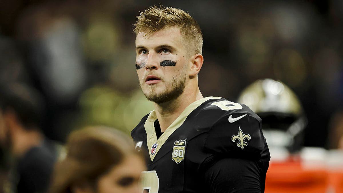 Saints star quarterback Tyler Shough reacts to fans’ boos after dismal prime-time performance vs Falcons