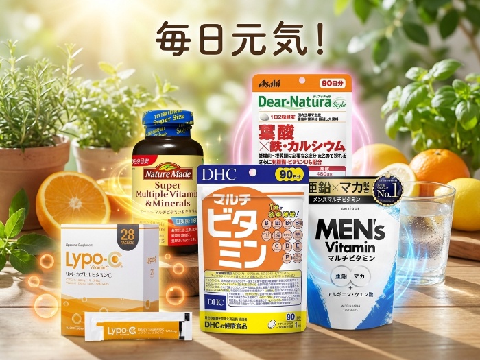 健康をサポートするマルチビタミン特集！