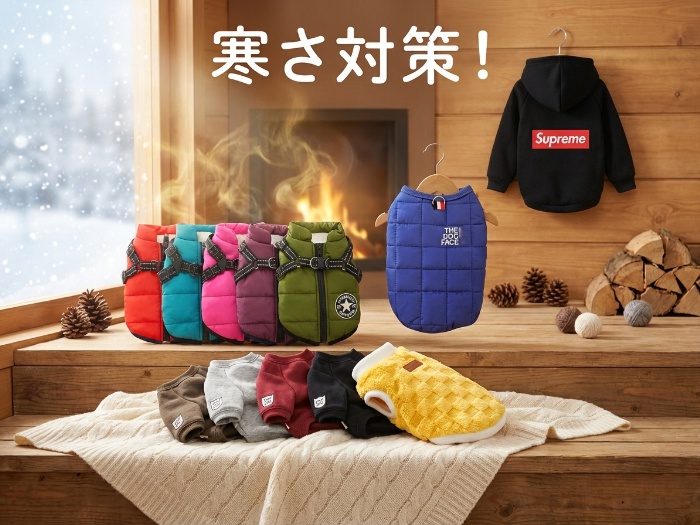 わんちゃんをおしゃれに冬支度！お洒落ペットウェア特集
