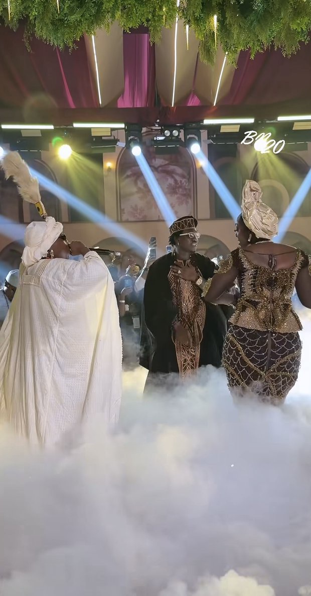 Zlatan and Davita Had the Sweetest First Dance, With Teni on the Mic!