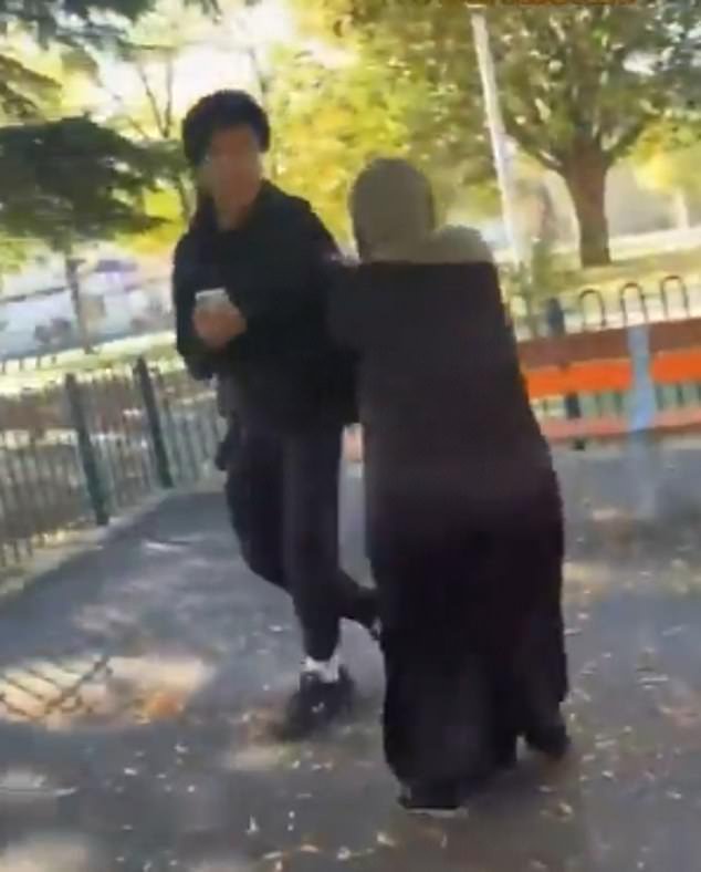 French school rioters dragged away by their parents in humiliating videos