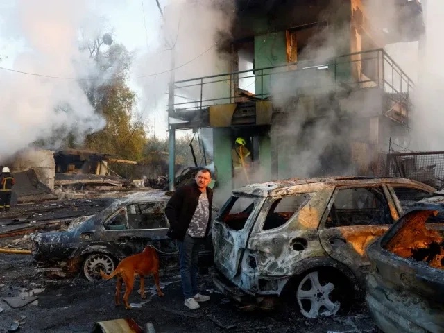 Russia hits Ukraine with drones and missiles, killing at least 15