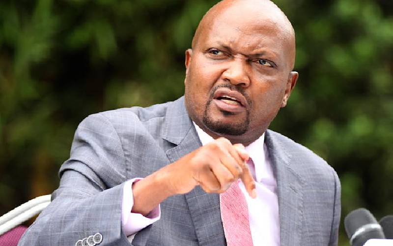 Moses Kuria Finally Breaks Silence on IEBC Livestreaming Controversy