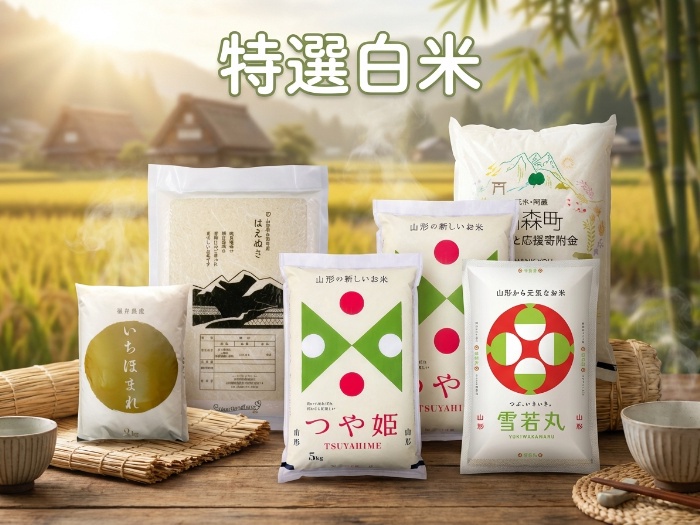山形の風味を堪能する、とっておきの白米特集！