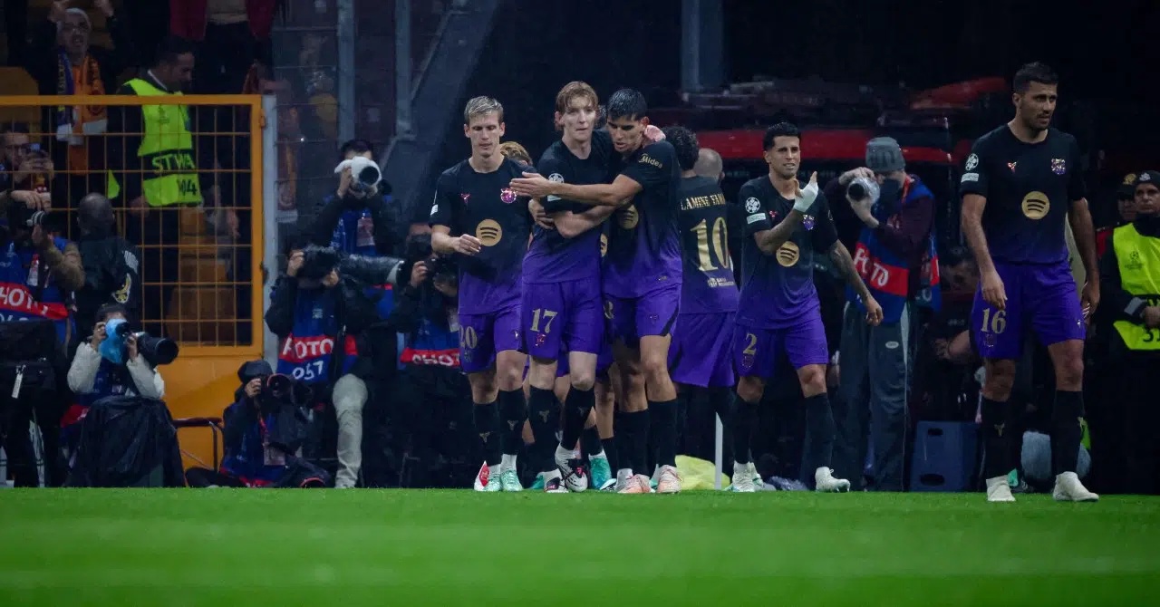 Galatasaray 1-4 Barcelona: Gordon on target as second-half blitz secures comeback win