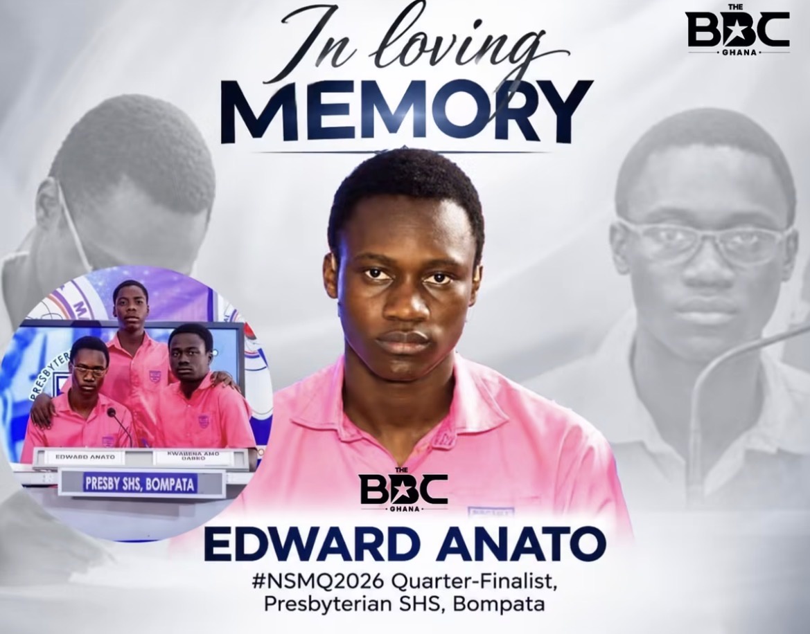 Sàd News Hits Ghanaians As Presbyterian SHS Bompata NSMQ 2026 Quarter-Finalist Dies In Car Accident
