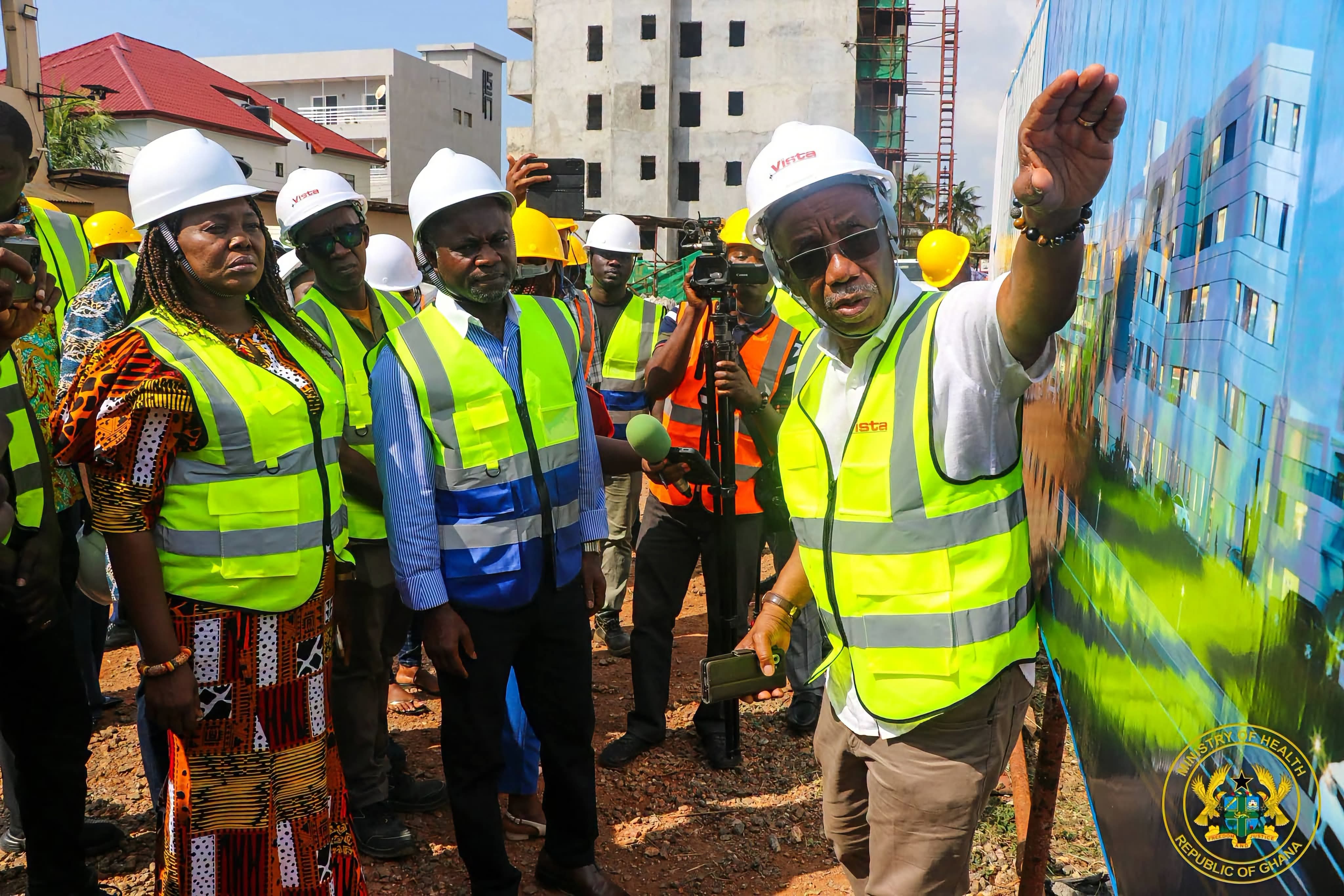 “Complete La General Hospital Before January 2028” – Health Minister Akandoh Warns Contractors