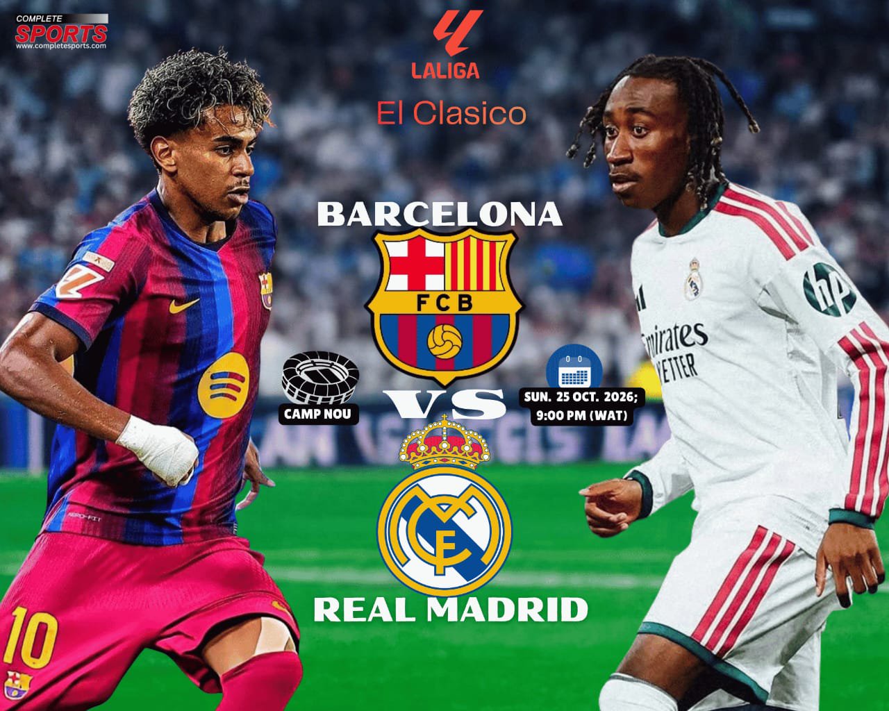 Barcelona Vs Real Madrid: Spanish Giants Set For Explosive El Clasico Showdown