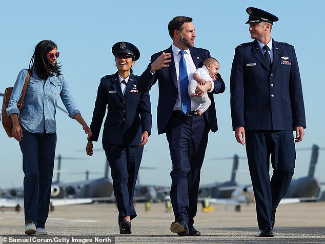 Vice President JD Vance’s four-year-old daughter Mirabel becomes unexpected star of midterm campaign
