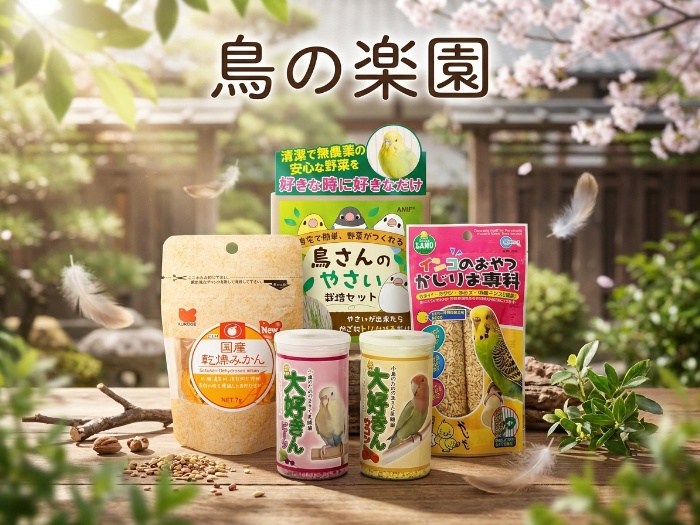 鳥さんのおやつ選び！大切な小鳥に健康と美味しさを