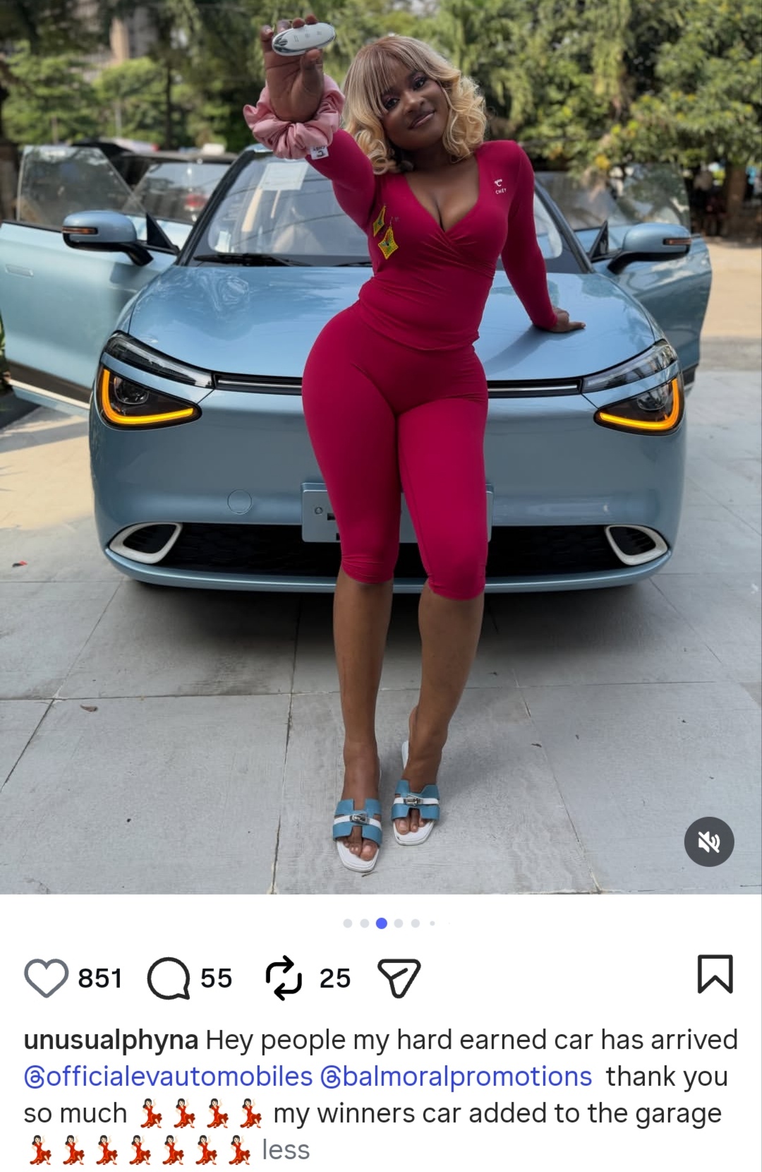 Phyna Takes Delivery Of Car She Won In Boxing Match Against Nkechi Blessing