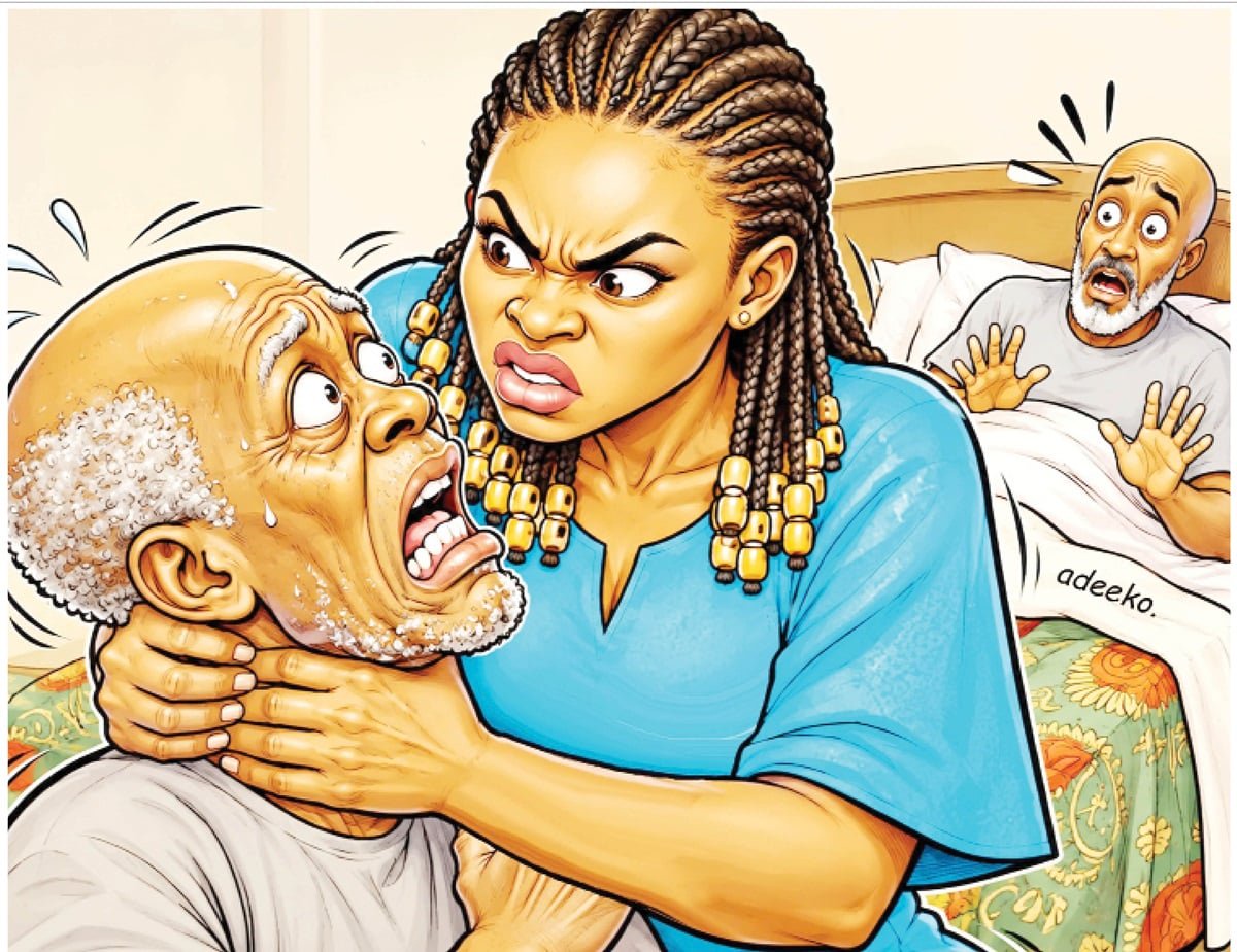 My wife grabbed my neck, almost strangled me after I caught her with another man, 81-yr-old tells court
