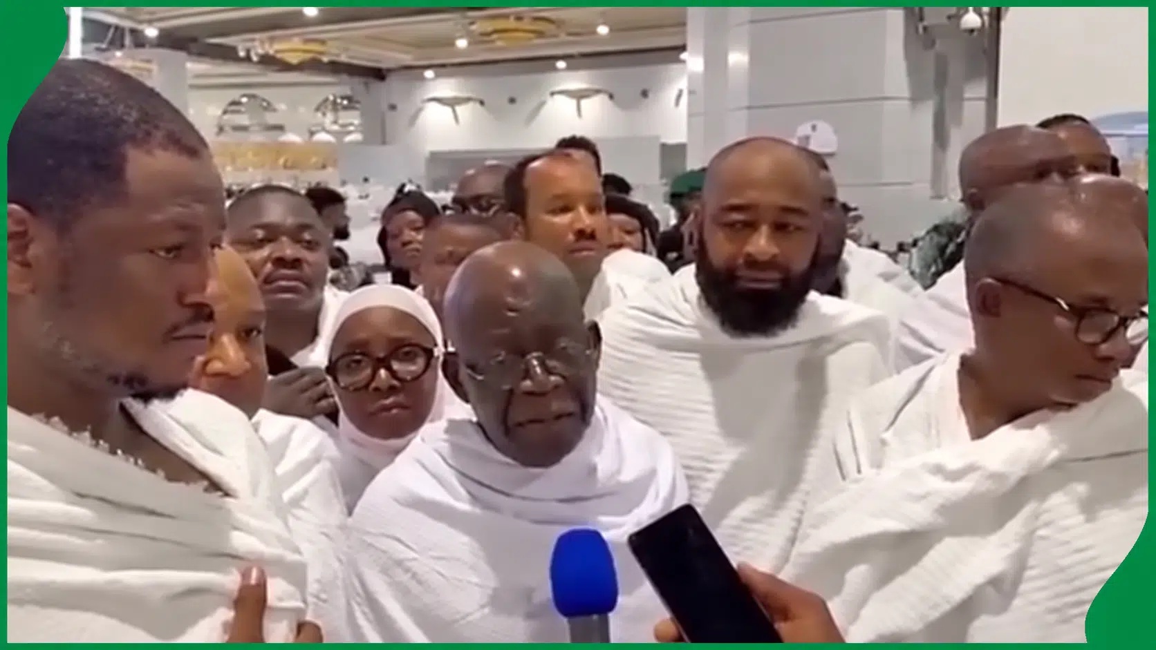 Tinubu Performs Umrah In Saudi Arabia (Video)