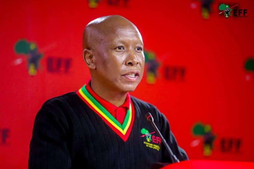 ‘They are our neighbours, our partners’: Malema says white people should not leave South Africa
