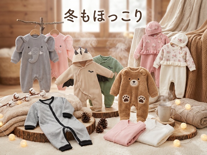 ベビーたちの可愛さを引き出す！秋冬の必需品ロンパース特集