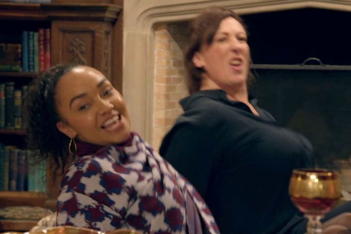 Miranda Hart begs Celebrity Traitors’ Leigh-Anne Pinnock to join her in studio after iconic routine