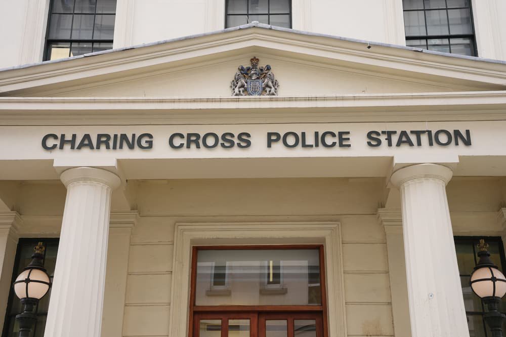 Man, 42, dies in custody at London’s Charing Cross police station