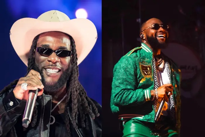 Burna Boy and Davido spotted shaking hands at Zlatan’s bachelor party years after their public fallout