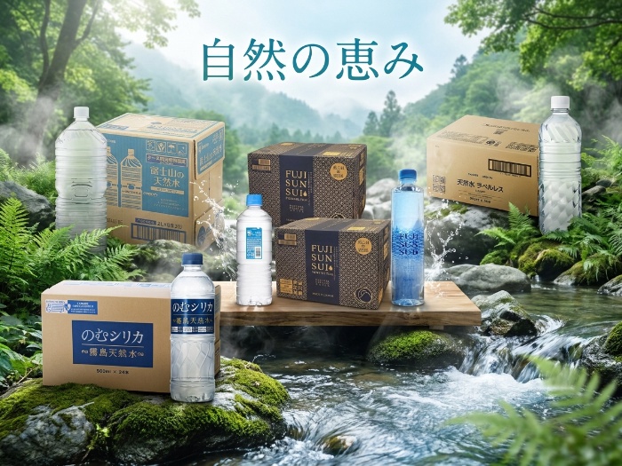 再発見！魅力満載の日本産ミネラルウォーター特集