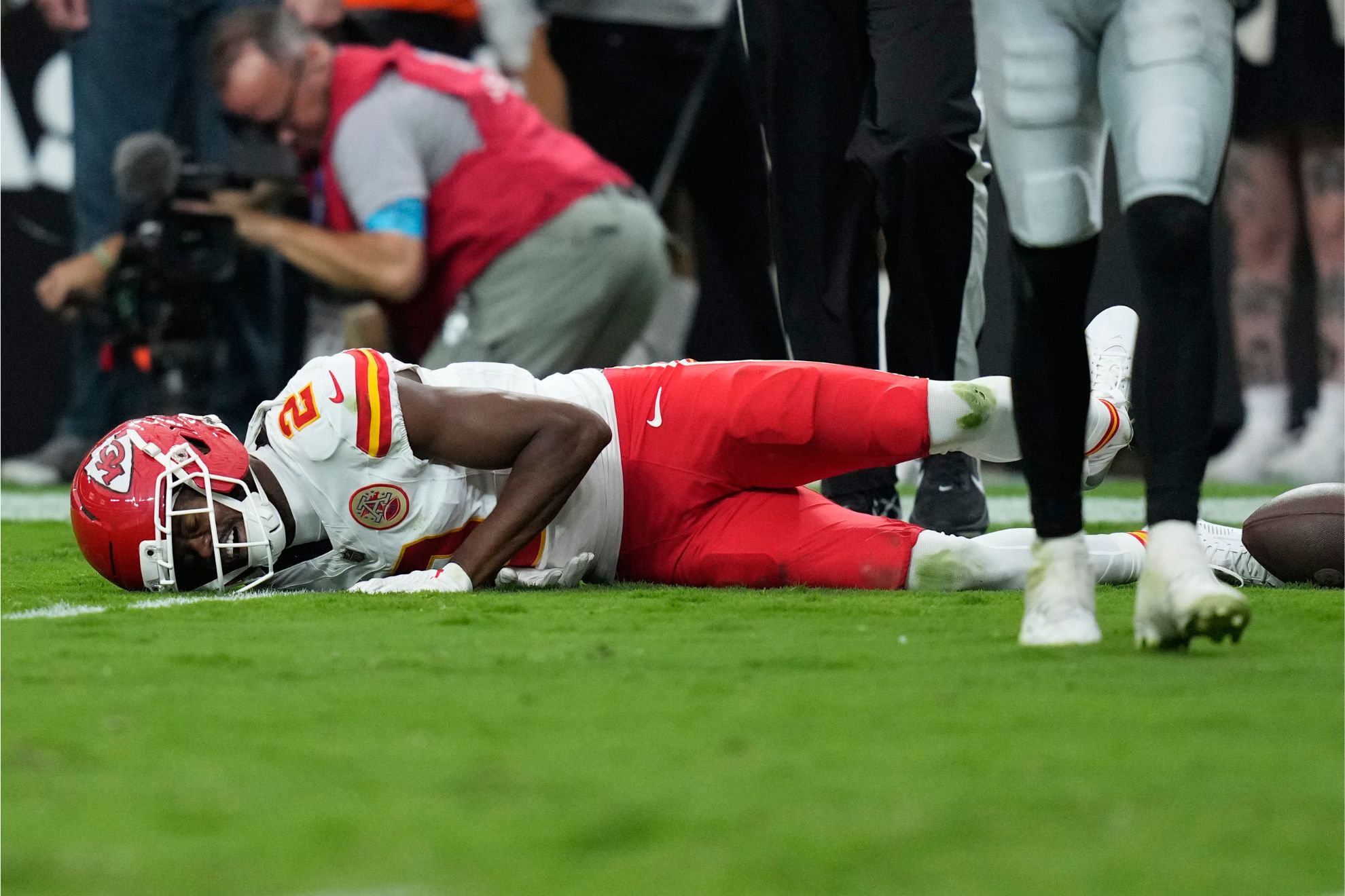 Patrick Mahomes now knows when he can get Tyquan Thornton back after his brutal injury