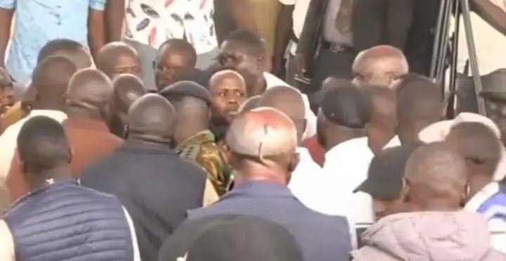 Dramatic Scene at Burudi Nabwera’s Burial as Natembeya Clashes With MP Bissau