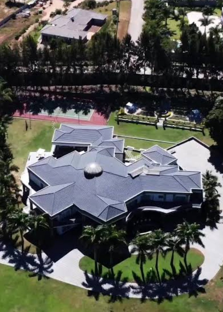 Inside Wicknell Chivayo’s Multi Million Palatial Mansion with Columned Balconies
