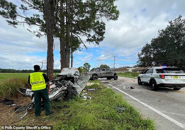 Tragedy as couple are killed in head-on crash after 29-year-old’s pickup truck swerved in wrong lane
