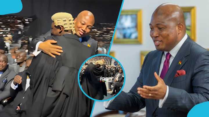 Okudzeto Ablakwa Shares Warm Moment With Personal Assistant After He Is Called to the Bar, Video
