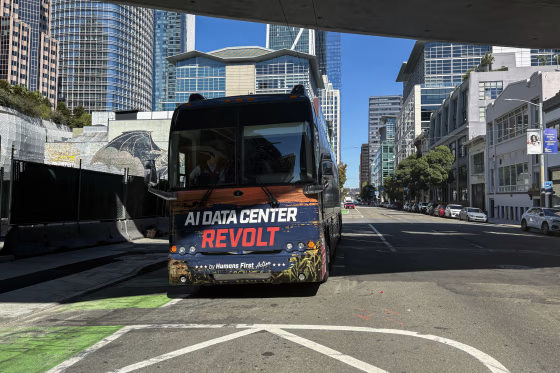 Conservative data center activists take fight to AI companies’ front door in San Francisco